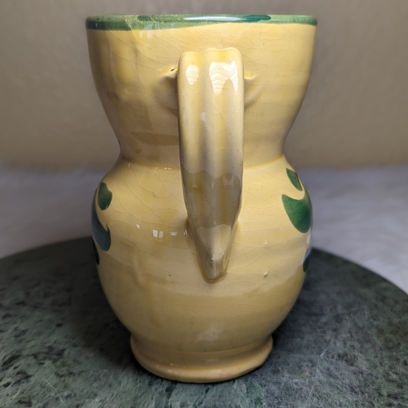 Lamas Made In Italy Hand Painted Water Milk Pitcher Vintage Majolica - Picture 3 of 10